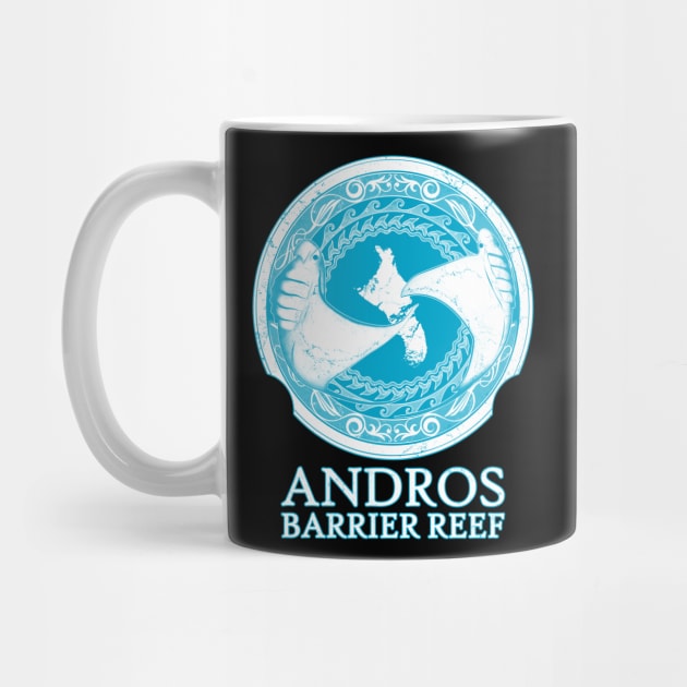 Andros Bahamas Manta Ray by NicGrayTees